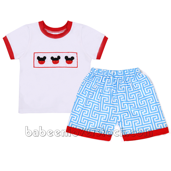 Lovely smocked boy outfit - BB1198